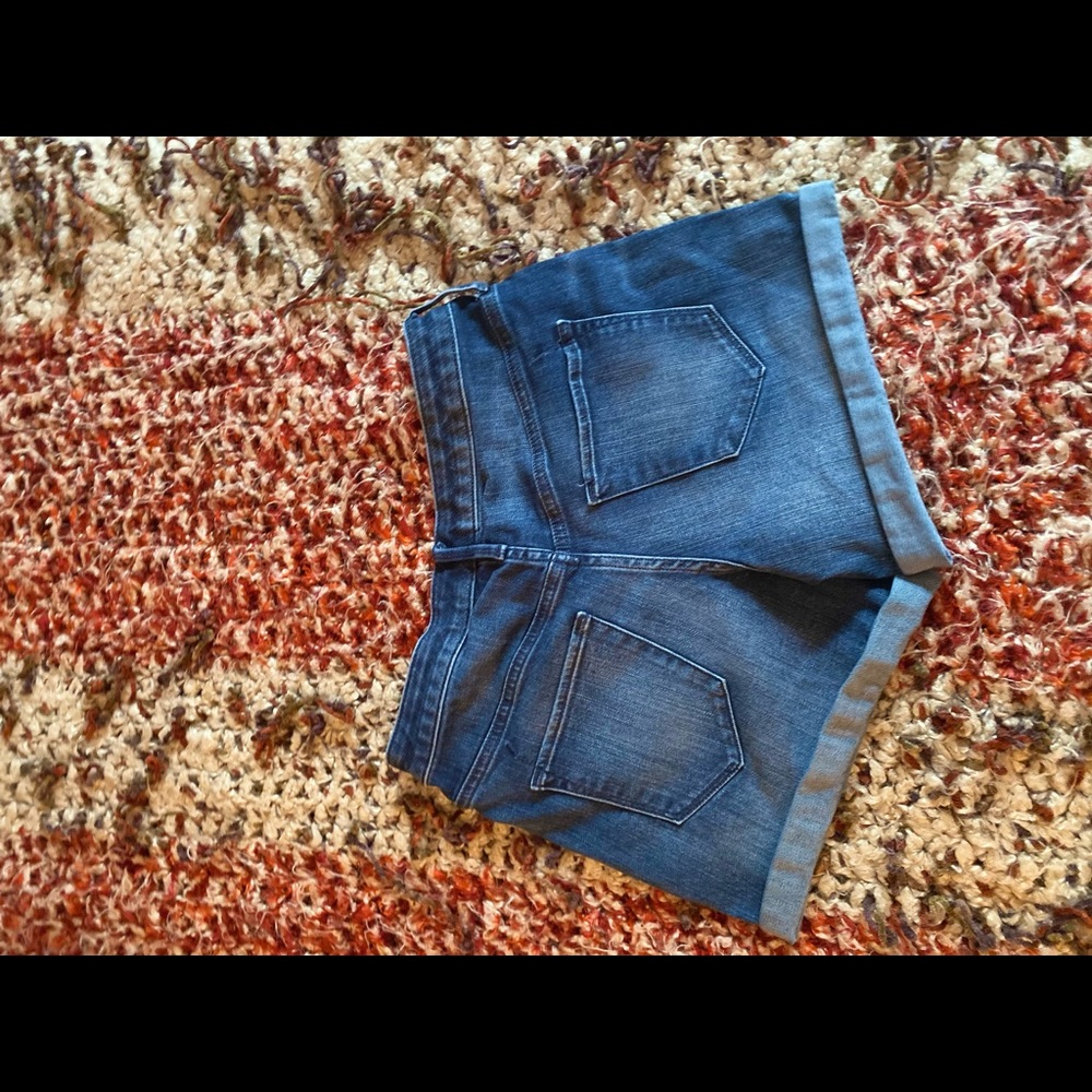 High Rise Jean Shorts - Picture 2 of 2